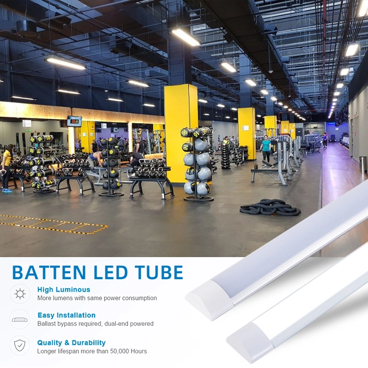 China Factory Manufacturer Price LED Batten Light Fixture 600mm 1200mm 1500mm 18W 36W T5 T8 LED Tube