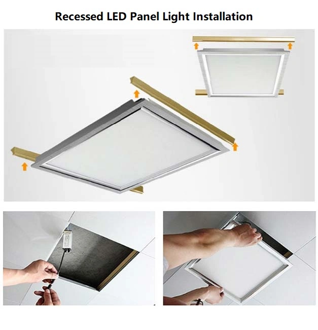 China Factory New Arrived LED Square PMMA Diffuser Back Lit Panel Ceiling Wall Mount Light