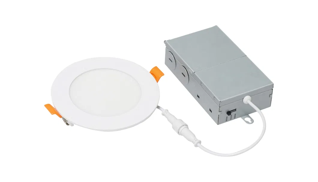 Chinese Ultra Thin Dimmable and Changeable CCT 4&quot; 9W LED Recessed Pot Slim Ceiling Panel Down Light